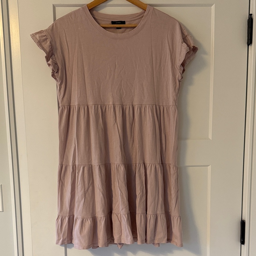 J.Crew Ruffle Sleeve Tiered Dress